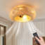 Ventilateur de plafond en cage 19,68 po avec ensemble de 4 lumières et télécommande
