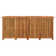 Ebern Designs Meradith 175cm W Water Resistant Acacia Solid Wood Deck Box in Brown