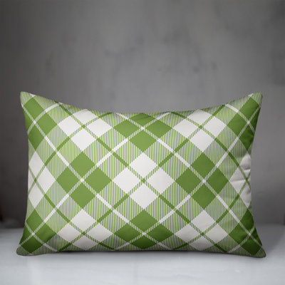 Plaid Throw Pillow
