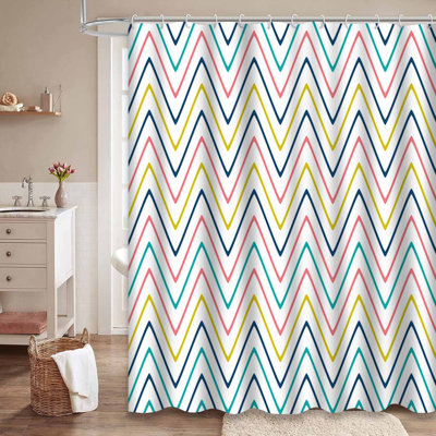 Rideau de douche Wavy Stripes