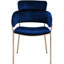 Chaise en velours Yara-75000007