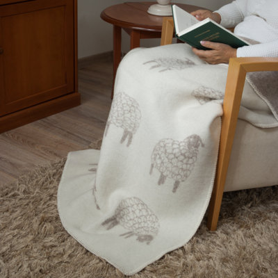 Brown Sheep Mima Medium Wool Blanket