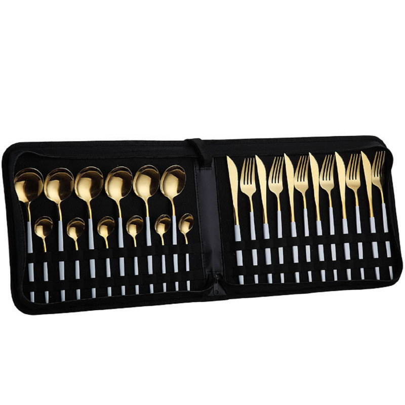 Ensemble de couverts en acier inoxydable Paloff, Argenté/doré