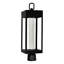 Aissatou LED Integrated Black Outdoor Lantern Head – Weather-Resistant Post Light with 3-Year Warranty