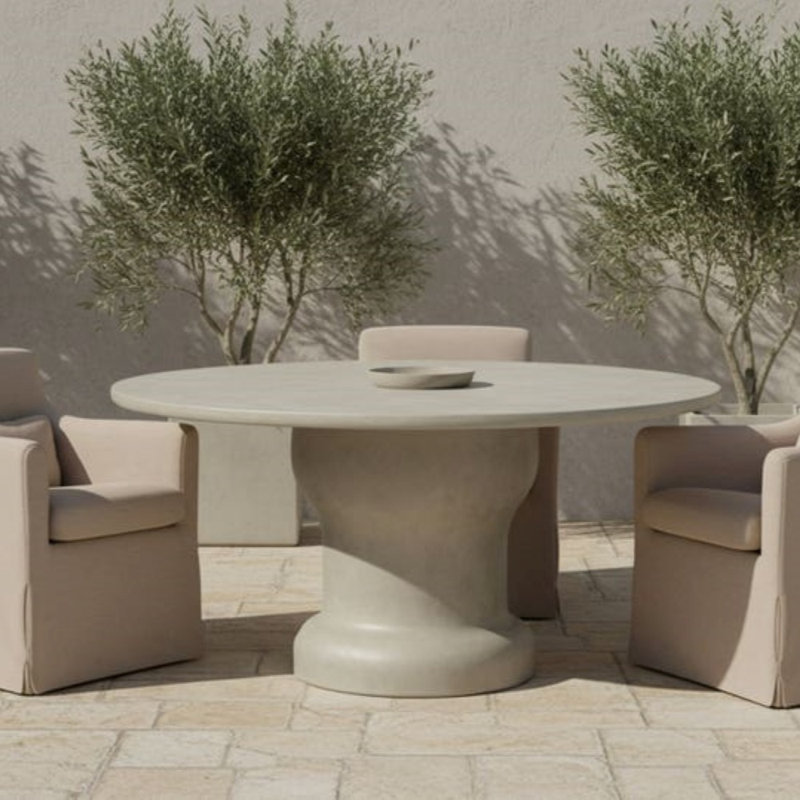 Magnolia Outdoor Dining Table Cream