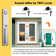 Modish Handleset with Single Cylinder Deadbolt and Door and Rosette