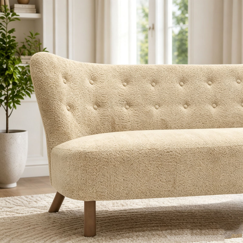 Causeuse Nordic, Tissu chameau