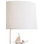Lampe de table blanche 22,44 "