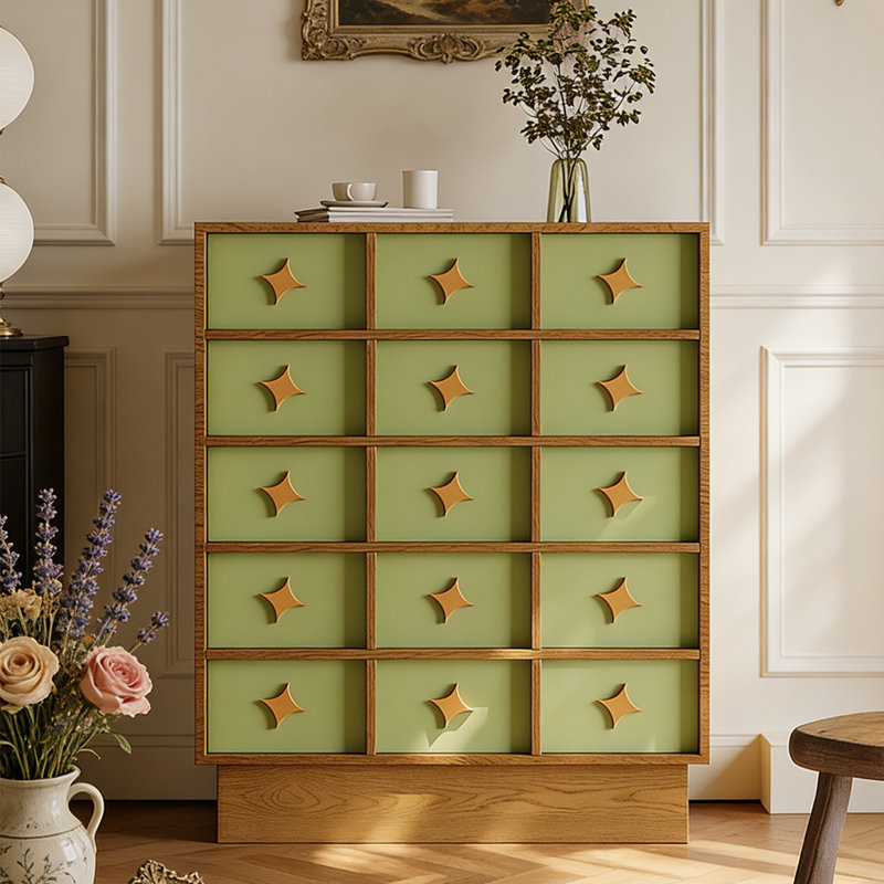 Commode d'appoint moderne de style minimaliste rétro