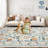 Washable Rugs Non Slip Area Rugs for Bedroom,Farmhouse Floral Carpets for Hallway,Dining Room,Bathroom,Nursery-82172143-82172129