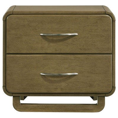 Tully Nutmeg 2-Drawers Nightstand