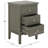 Joanna 16.9'' W 3-Drawer Solid Wood End Table