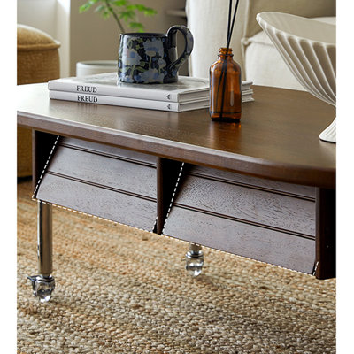 Table basse ovale