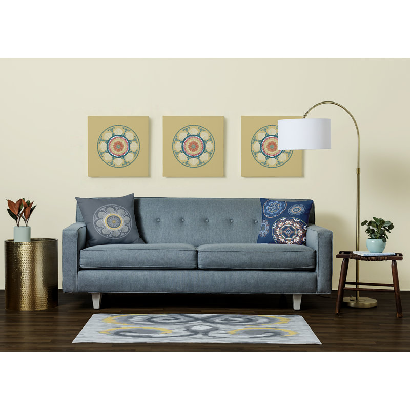 Carlino Chenille Ikat Indoor Rug, Rectangle 4' x 6'