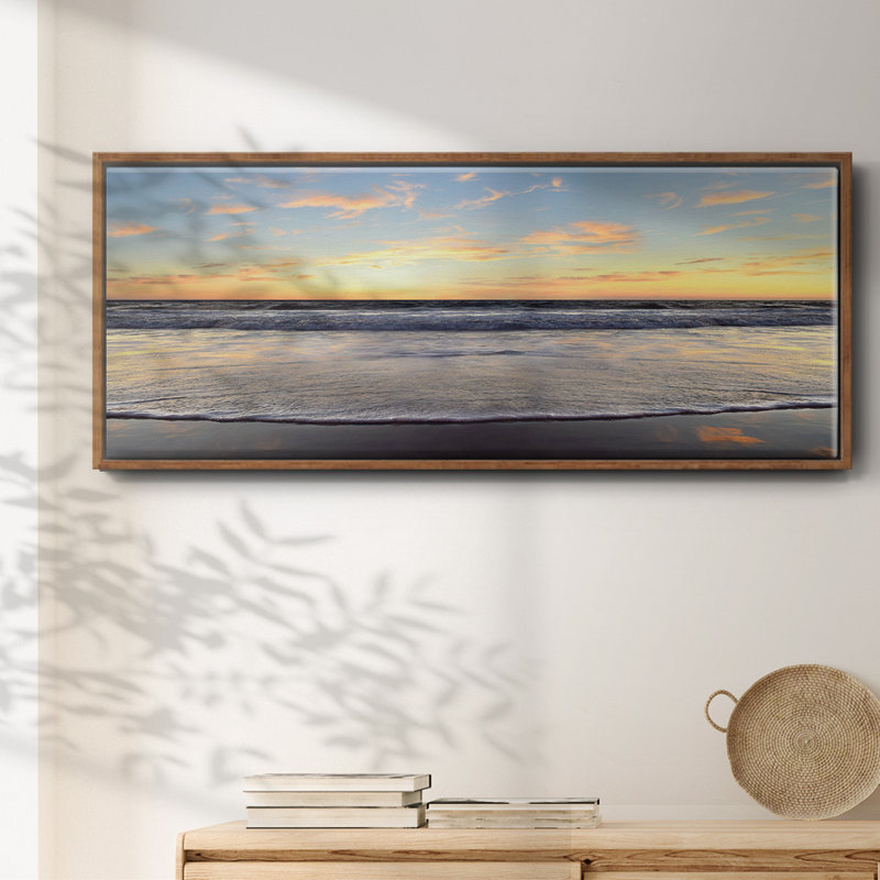 «Evening on Venice Beach», toile encadrée, H 8 po x l 20 po