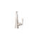 Northerly Single Handle Single Hole Bathroom Faucet with Deckplate and 50/50 Touch Down Drain Included