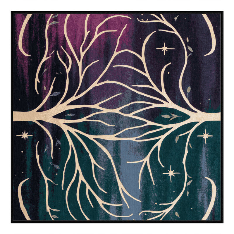 Forest Mirage Rug, Square 3'