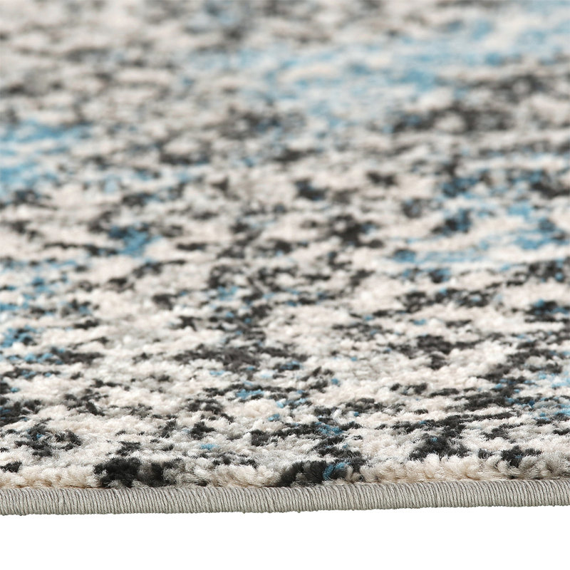Sydney Vintage Abstract Synthetic Area Rug, Rectangle 100 x 140cm