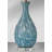 Scafati 30" Blue and White Fused Glass Table Lamp with USB Port