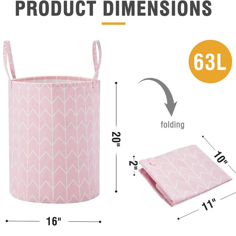 Fabric Laundry Hamper with Handles