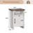 Farmhouse Modern Nightstand with Shelf and Barn Door-274963406-282282351