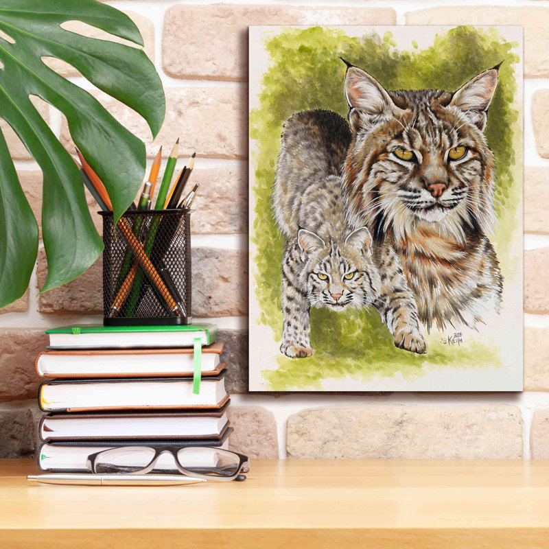 «Brassy» par Barbara Keith, art mural sur toile, H 16 po x l 12 po x P 0,75 po