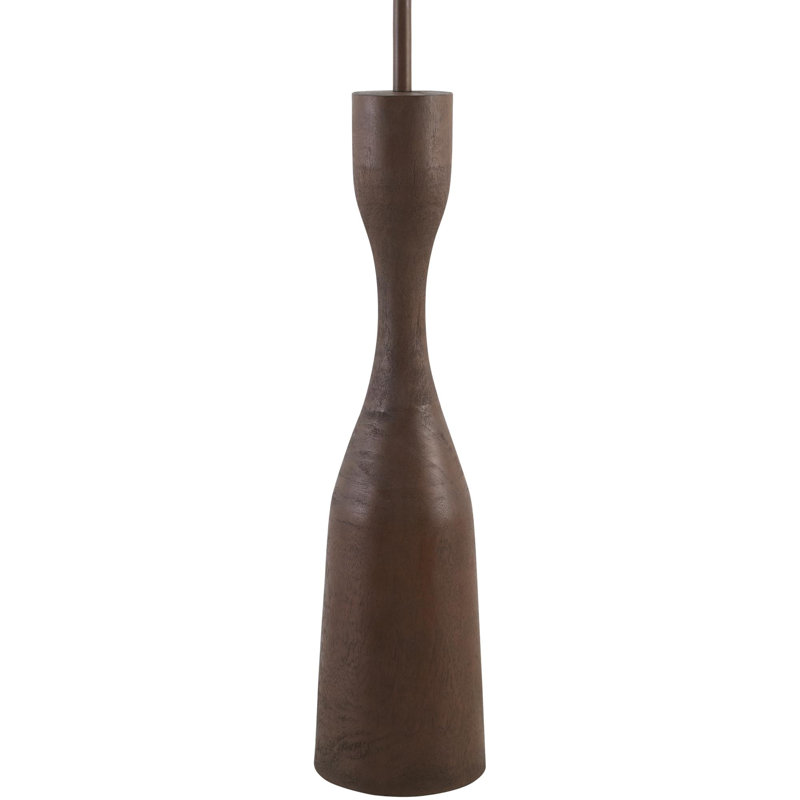 Norlina Floor Lamp, Dark Brown
