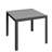 35.4" Powder-Coated Aluminium Frame Square Outdoor Patio Dining Table