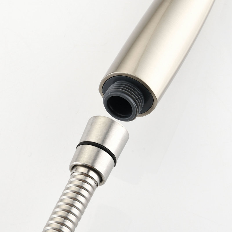 Pomme de douche combinée à barre coulissante en acier inoxydable sans perçage à 7 réglages, système de spa double avec douchette Tup (valve brute incluse)