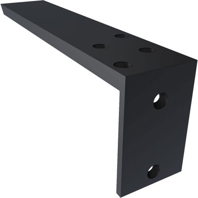 Hidden Support Steel Heavy Duty Bracket W/ Back Plate