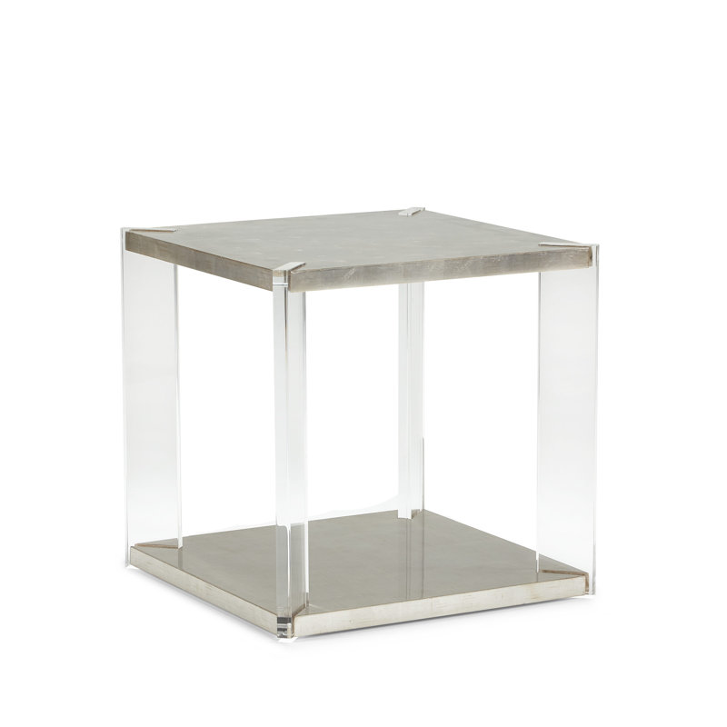 Solid Wood Top End Table