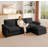 Cloud Couch Sectional For Living Room L Shaped Couch Modular Sectional Sofa Chenille Fabric For Apartment-1137532802