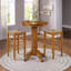 Table ronde en bois massif de 30,25 po Adelaida-480854461
