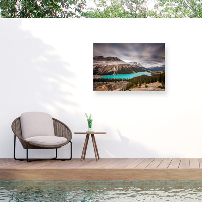 «Moody Peyto Lake» sur impression sur toile