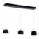 Lockport 3 - Light Matte Black LED Kitchen Island Pendant