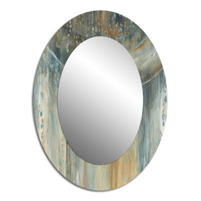 Miroir mural gris
