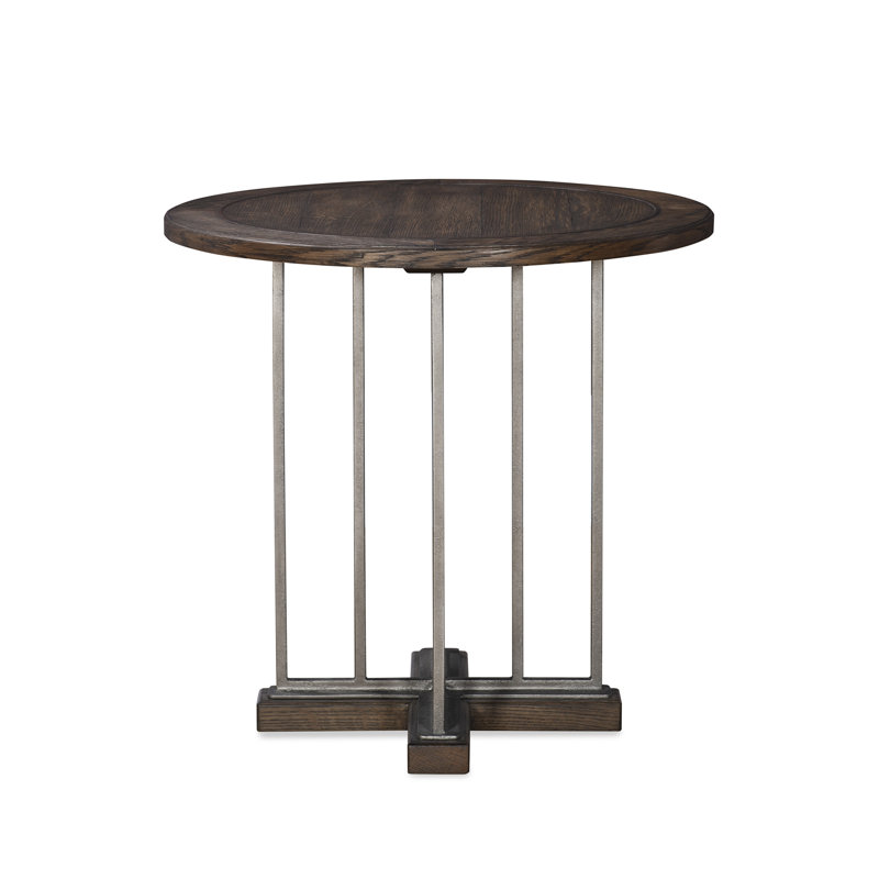Camden Solid Wood End Table, Brown