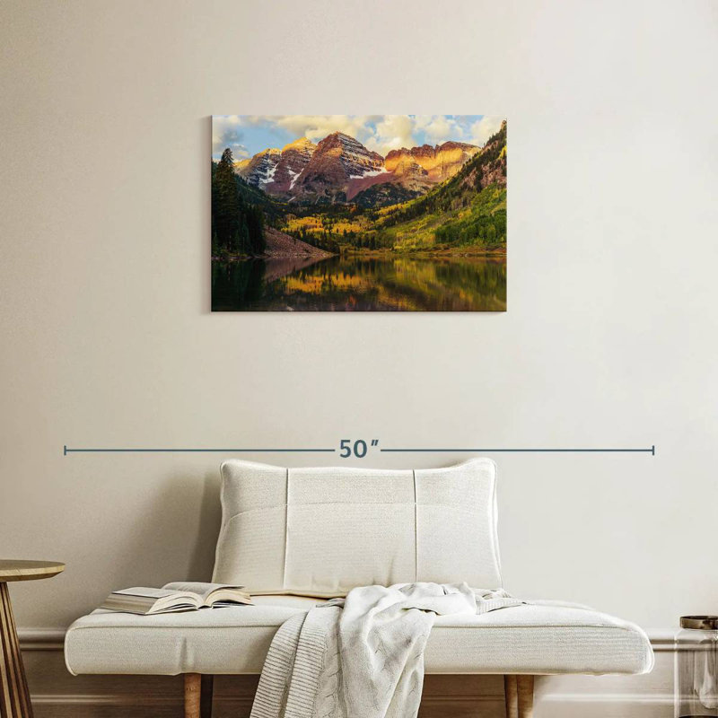 Alvord Maroon Bells Landscape, 20" H x 30" W