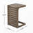 Modern C-shape end table