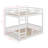 Full Over Full Wood Bunk Bed With Ladder And Guardrails-1894845426