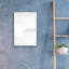 Art mural en verre épique «White On White 3» par Cartissi, 16 po x 24 po-117452557