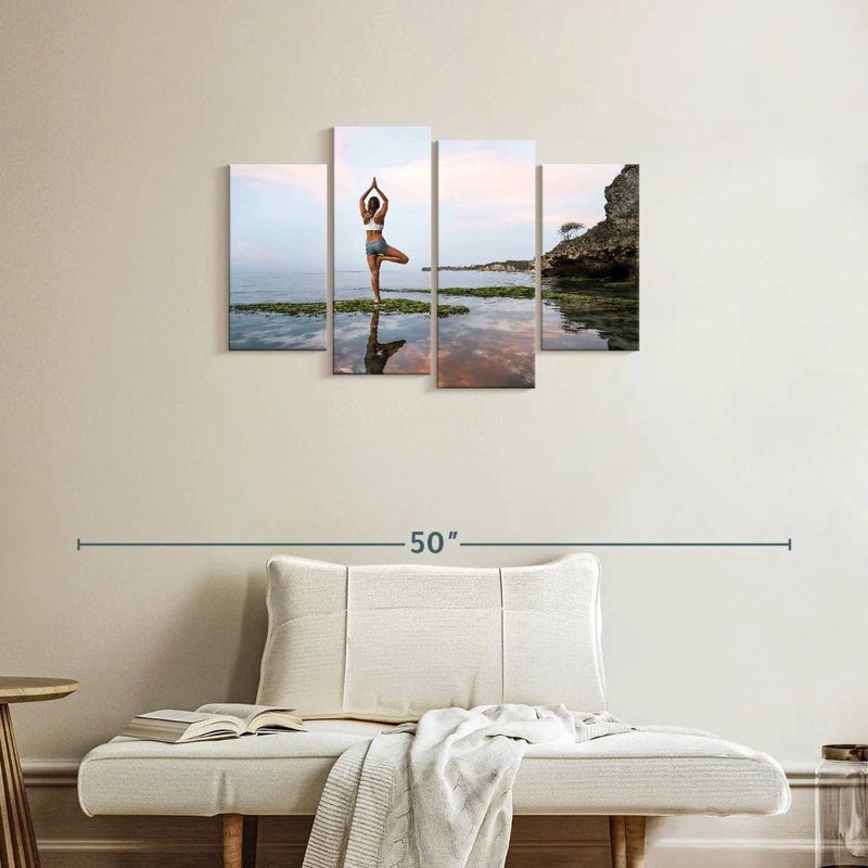 Sireci Yoga By The Sea, 22" H x 36" W
