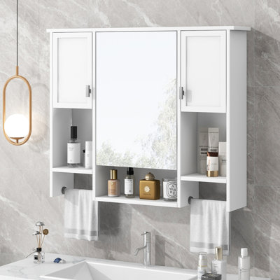 Armoire de rangement murale moderne 35 po x 28 po