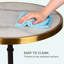 Round Stone Outdoor Bistro Table - 57.5 cm W-69900689
