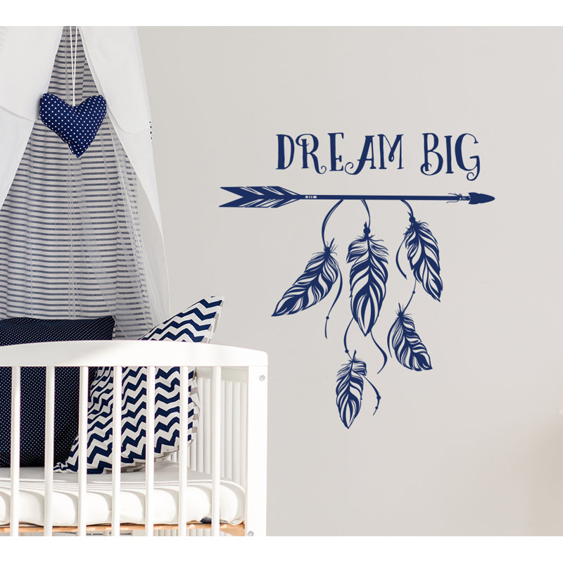 Text & Numbers Non-Wall Damaging Wall Decal, Yellow