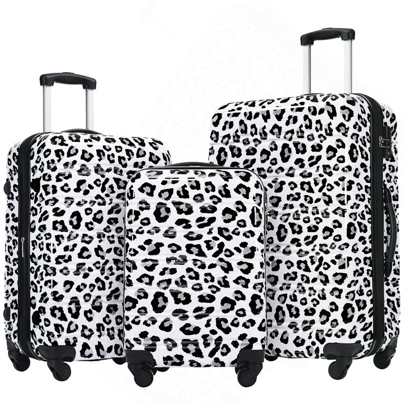 Valise à roulettes 3 pièces Hardshell avec valise TSA