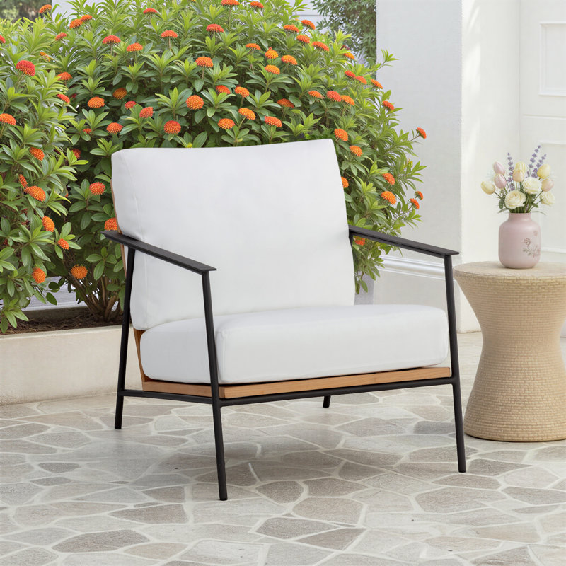 Abry Metal Outdoor Lounge Chair