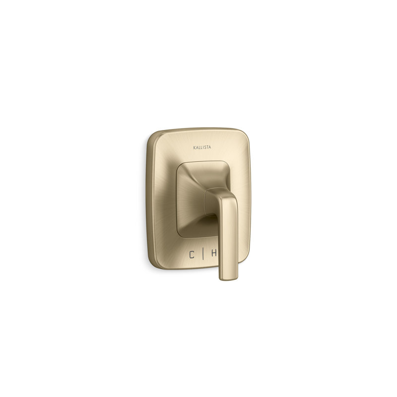 Per Se® Thermostatic Trim, Brushed French Gold