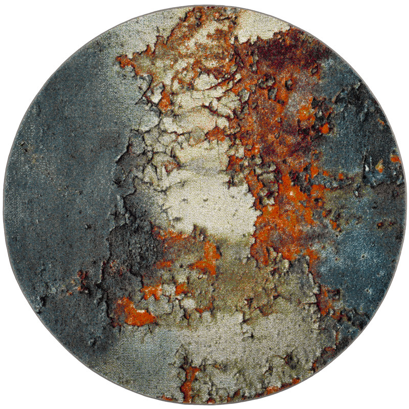 Acord Performance Abstract Rug, Round 10'