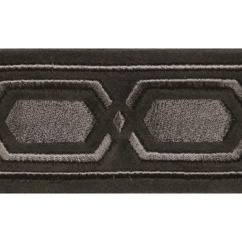 Tissu Roman Key, Noir